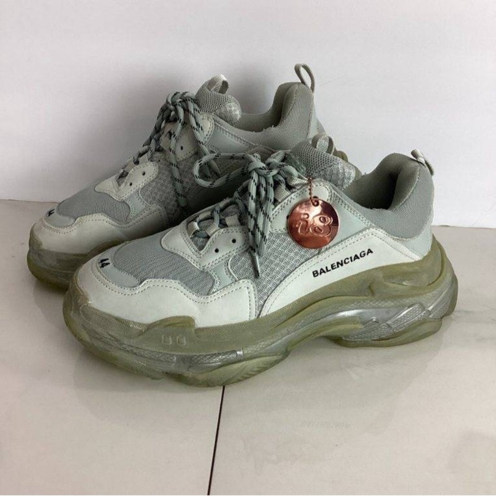 Authentic Balenciaga Triple S Clear Sole Sneakers
